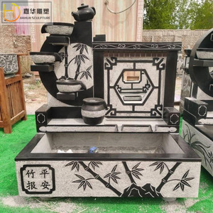 <b>Stone</b> Carved Water Flowing Ornament Chinese Style Outdoor Fountain For Courtyard Garden Decoration Durable <b>Stone</b> Material - Product Image 3