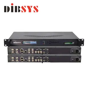 Codificatore del decodificatore del ricevitore h.265 HD della tv satellitare di alta qualità con 2 * DVB-C/T/T2/ISDB-T/S/S2/S2X ingresso opzionale del sintonizzatore