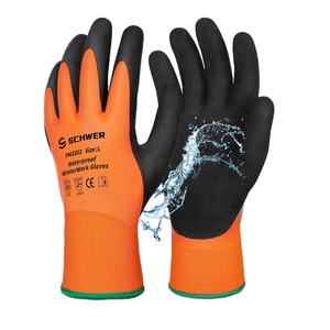 Gants de travail d'hiver HPPE durables antidérapants 7 oz imperméables respirants pour l'extérieur par temps froid gardent les mains au chaud neige glace - Product Image 1