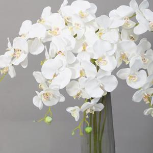 Cao Cấp Phalaenopsis Phong Lan Đám Cưới Lụa Hoa Bó Hoa Cao Cấp Nhân Tạo Hoa Giả Cho Hội Trường Trang Trí Nội Thất Đám Cưới Địa Điểm Tổ Chức Nhựa - Product Image 2