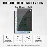 Protection d'écran en verre anti-espion pour iPhone Ultra iPhone Fold 9H HD OEM Logo personnalisé
