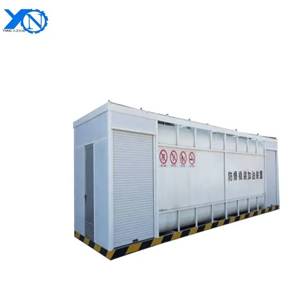 Fabrieksleverancier Container Type Olie-Opslagtank Maatwerk Brandstoftank Voor Mobiel Tankstation