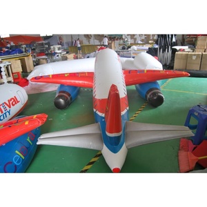 Modèle réplique gonflable en PVC d'<span class=keywords><strong>avion</strong></span> personnalisé KeepFuns |   Certifié EN 71 et CE |   Décoration de fête durable, promotion publicitaire - Product Image 4