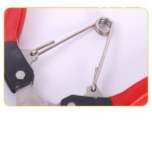 กรรไกรตัดกิ่งไม้ Mountain Wisteria Bypass Pruner ทำจากสแตนเลส ด้ามจับพลาสติกสีแดง ใช้งานด้วยมือ สำหรับตัดแต่งกิ่งไม้เลื้อย โครงสร้างแบบผีเสื้อ - Product Image 1