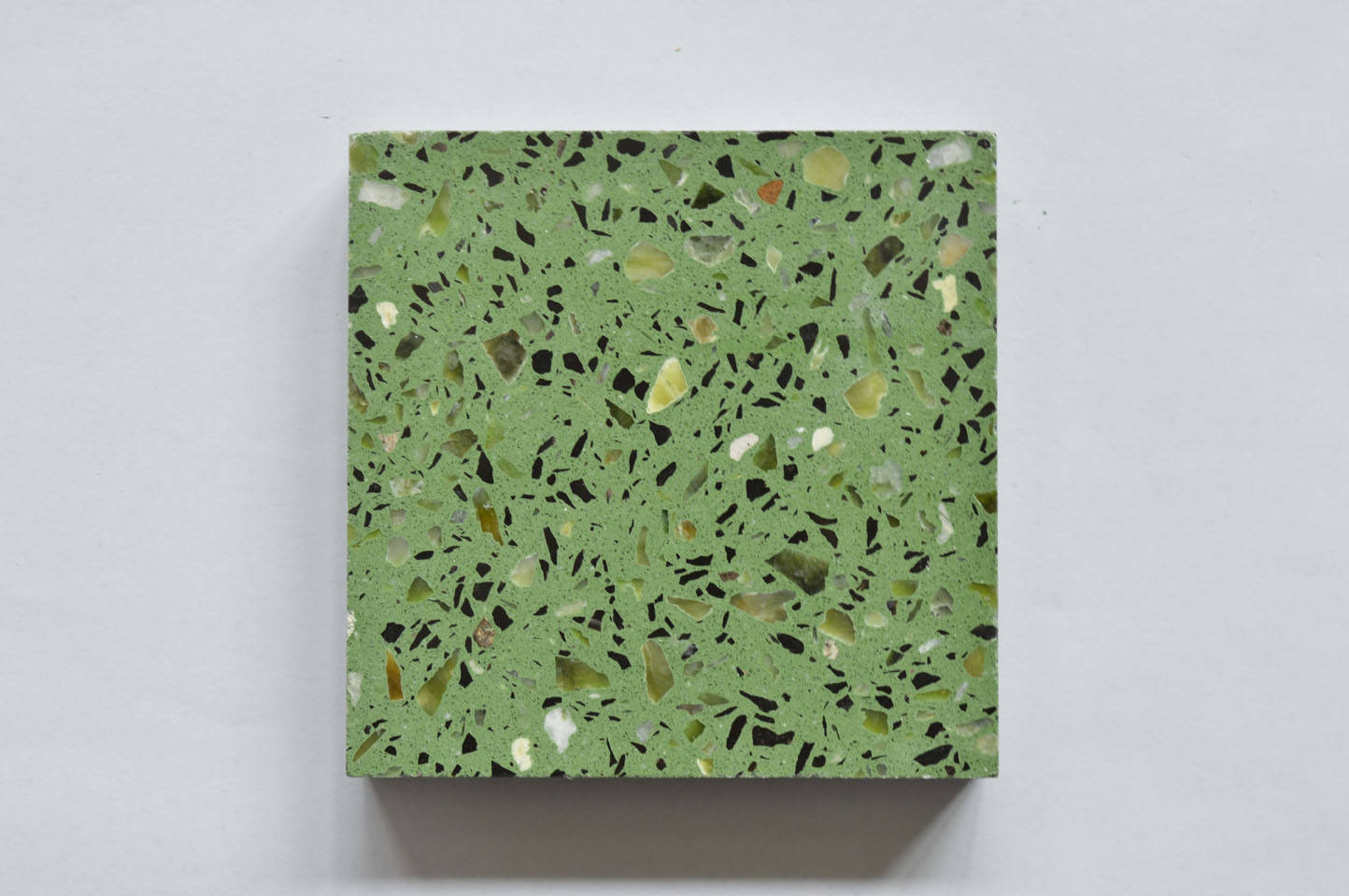 Polished Green Terrazzo Floor Tiles - Full Body Porcelain, image size:1444x960