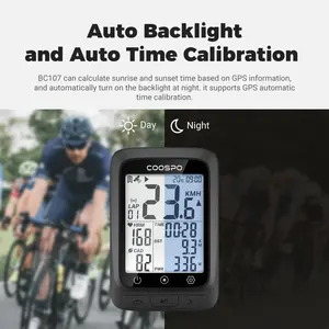 Ordenador Inteligente para Bicicleta con GPS, Velocímetro/Odómetro, Resistente al Agua, Sensor para Bicicleta de Montaña y Carretera, 2.3 Pulgadas, Batería de Larga Duración (28 Horas) - Product Image 4