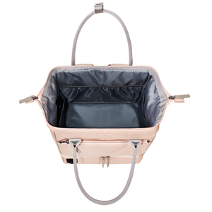 Sac à dos isotherme pour couches, idéal pour les voyages en plein air, rose clair, en nylon de haute qualité, sac à dos pour maman et bébé, à porter à l'épaule - Product Image 5
