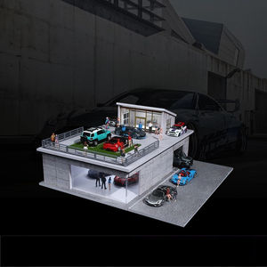 Modèle de simulation d'éclairage de véranda à l'échelle 1/64, modèle de simulation de scène, espace de stationnement, ornement - Product Image 6