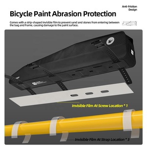 Sacoche de cadre de vélo étanche Rhinowalk 2L, sacoche de cadre fixée par boulons pour vélo de route, gravel et <span class=keywords><strong>VTT</strong></span> - Product Image 6