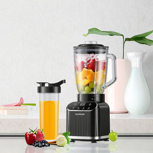 Blender de comptoir compact à grande capacité, 6 lames en acier inoxydable, blender personnel pour les smoothies et les milk-shakes - Product Image 3