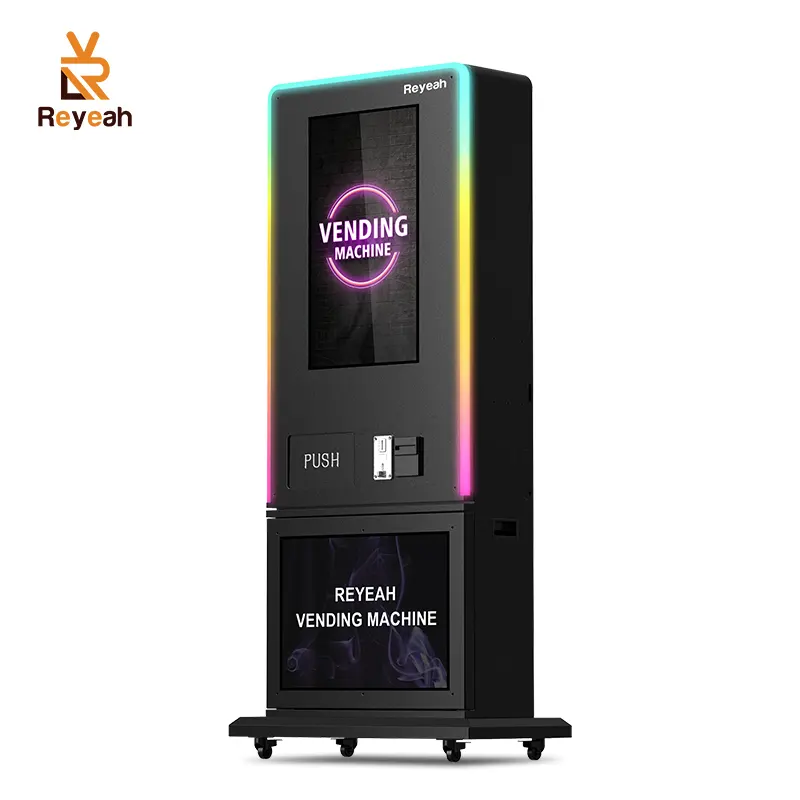 Automatic High Tech Smart Vending Machine Cartão de Crédito Vending Machine Para Cbd Com Id Check Lcd Touch Screen Vending Machine