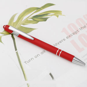 Bolígrafos Metálicos con Punta de Bola de Tacto Suave y Logotipo Personalizado, Nuevo Diseño Promocional en Oferta - Product Image 1