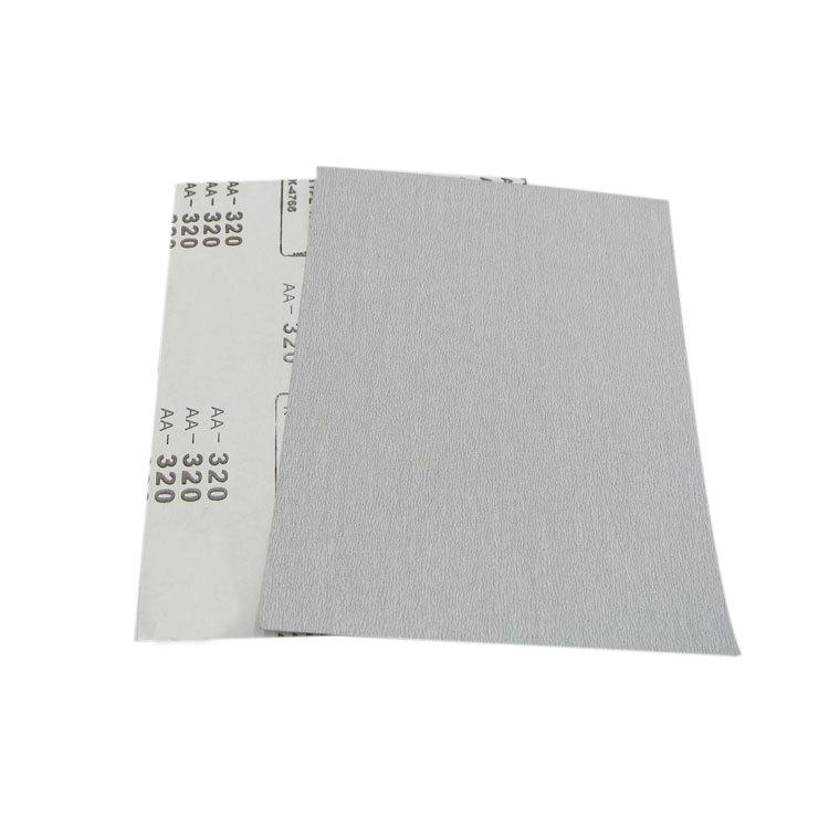 Наждачная бумага из оксида алюминия SATC, 9 дюймов на 11 дюймов, зернистость 320 для удаления краски и ржавчины, серого цвета