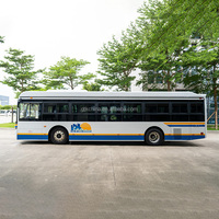 Bus urbain de luxe de 11 m avec 30 sièges à conduite à gauche, bus électrique automatique de 40 places, type de conduite à gauche personnalisé