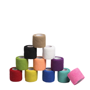 Bandages de masquage athlétique auto-adhésifs activés par l'eau, élastiques, non tissés, en caoutchouc, pansement médical de premiers secours, ruban adhésif sportif pour - Product Image 2