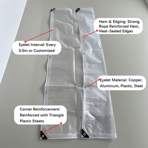 Bâche de protection contre la pluie d'arbre de verger HDPE pour la couverture imperméable de pluie de culture fruitière - Product Image 3