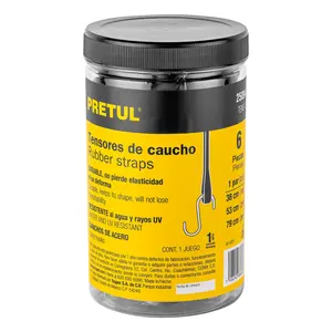 Master avec 12 unités Jeu de 6 tendeurs élastiques, Pretul - Product Image 1