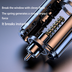 2 trong <span class=keywords><strong>1</strong></span> Mini xách tay xe an toàn Búa khẩn cấp thoát công cụ xử lý kính xe cửa sổ ngắt và dây an toàn cắt Búa an toàn - Product Image 6