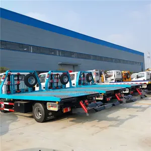 Nhật Bản Wreker Xe Tải 4X2 Tow Truck Rollback Người Phá Hủy Giường Để Bán Động Cơ Diesel