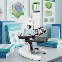 XSP-02 40X-640X High Definition Imaging System Students Biological Microscope Monocular Digital Toy Microscopes for Teaching