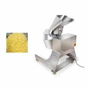 Endüstriyel kök sebze marul patates havuç parçalayıcı kesici makinesi/yüksek hızlı parçalama makinesi