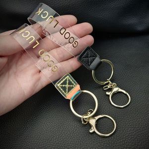 GOODLUCK Transparent Leather <b>Rope</b> Keychain Pendant Creative Bag DIY Accessories Trendy Toy Hanging <b>Rope</b> Handheld <b>Rope</b> - Product Image 4