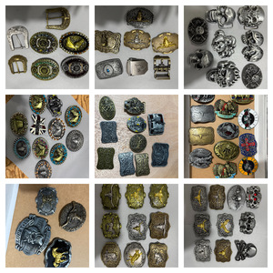 Boucles de Ceinture Tête de Vache Western en Alliage de Zinc Lisse Variées, Accessoires Plaqués Bronze pour Soins des Chevaux et Bovins - Product Image 5