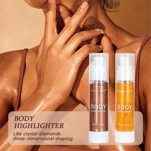 Neues Design Hydrat ing Nou rishing Body Glow Text marker Wasserdichtes Make-up Body Shimmer <span class=keywords><strong>Oil</strong></span> - Product Image 5