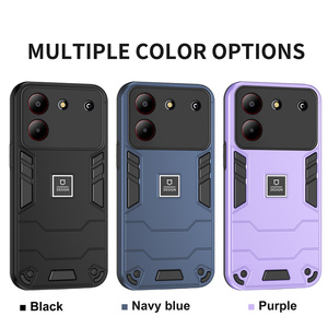 Nuevo estilo Anti Drop Cover para <span class=keywords><strong>ZTE</strong></span> <span class=keywords><strong>Blade</strong></span> Axon 60/A34/A54/A33S/50/50Lite/40 Ultra/A71 Armor Design TPU + PC 2 en 1 <span class=keywords><strong>Funda</strong></span> para teléfono móvil - Product Image 3