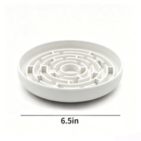 Ensemble de gamelles anti-glouton pour la gestion du poids des chiens, tapis de léchage 4-en-1 pour une alimentation saine avec spatule et brosse