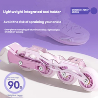 Patins à roulettes durables en tissu PU pour enfants, débutants, garçons, filles et adultes - Vente en gros
