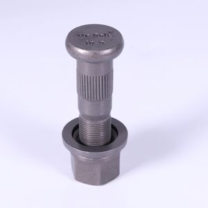 Penjualan pabrik Cina kelas 10.9 /12.9 roda baut dan mur untuk ROR truk berat roda baut 22x1.5x98 OEM 21020997 - Product Image 5