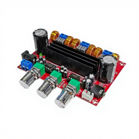 Amplificateur numérique 2.1 canaux Board_12V-24V Wit large + 100W (H5A5)