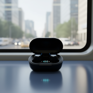 Écouteurs intra-auriculaires Myrva A6 TWS IPX3 avec réduction du bruit ambiant, Bluetooth 5.3 et écran numérique - Product Image 2