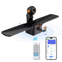 Robot de tennis de table professionnel PUSUN DORA PRO avec télécommande via application, machine d'entraînement automatique pour lancer des balles