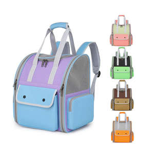 Sac à dos portable pour animaux de compagnie, <span class=keywords><strong>pliable</strong></span>, grande capacité, sac de voyage pour chien et chat, sac de transport respirant pour animaux de compagnie, sac à main pour petit chien, chat, <span class=keywords><strong>chiot</strong></span> - Product Image 3