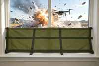 Aramid Anti-Drohnen Schutzdecke Explosionsgeschützt Splitterresistent für Öltanks