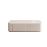 Nouvelle Arrivée 2026 Meuble TV Style Crème Kaki Éclairé, Meuble TV Moderne de Luxe pour Salon, Prix de Gros