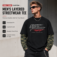 2026 T-shirt unisexe tendance pour homme, coupe ample, à manches longues, col rond, avec lettres imprimées originales, style urbain, anti-boulochage