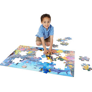 Su misura grande oceano sottomarino De Sol <span class=keywords><strong>Puzzle</strong></span> per bambini giochi per bambini cartone animato <span class=keywords><strong>Puzzle</strong></span> da pavimento per giocattoli educativi - Product Image 1