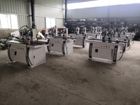 Machine à percer les charnières CNC industrielle à double tête pour le travail du bois, la fabrication de meubles et le perçage de portes d'armoires