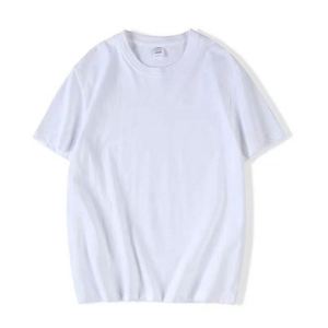 Custom White & Black Men's Cotton T-Shirts Silk Screen Printed 180g Anti-Wrinkle Eco-Friendly Breathable Regular Fit Wholesale - Product Image 3