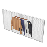 Mur vidéo numérique LED personnalisé à haute luminosité, écran LED transparent en grille couleur pleine pour intérieur