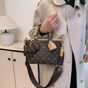 Bolso de Mano Casual de Primavera para Mujer, Bolso de Hombro Cruzado de PU Impermeable con Cierre Abierto, Portátil - Product Image 1