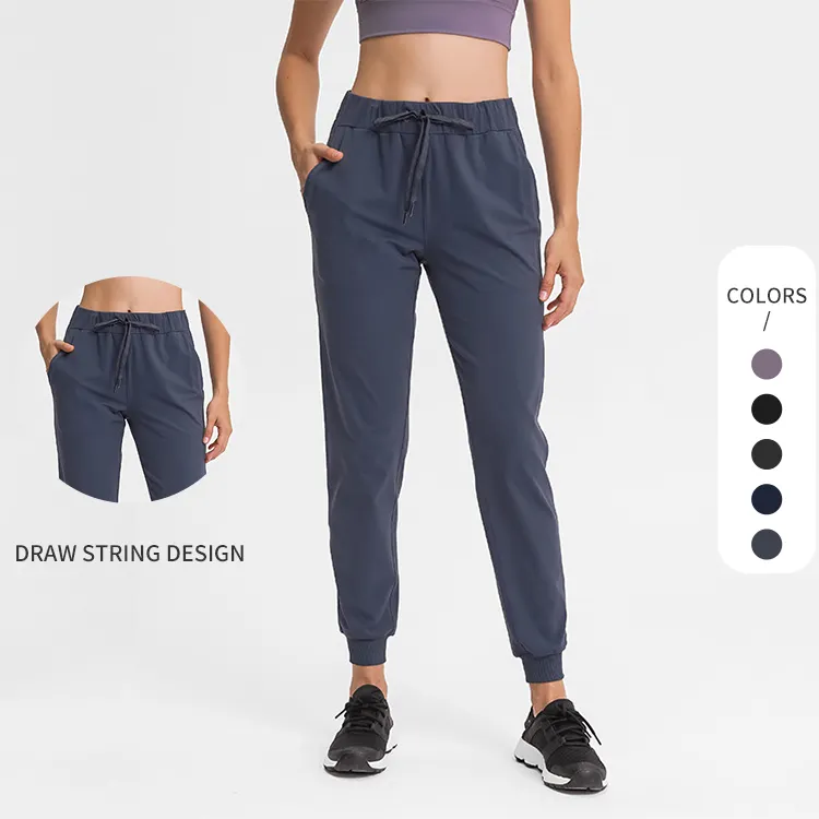 Лидер продаж, женские тренировочные штаны для йоги, приятные на ощупь спортивные штаны для фитнеса, джоггеры, спортивная одежда для бега с карманами