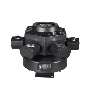 Nueva Llegada: Luces LED Mini con Patrones de Seis Brazos para Discoteca, Iluminación de Escenario, Luces Móviles para Pista de Baile con Efecto Estroboscópico Little King - Product Image 2