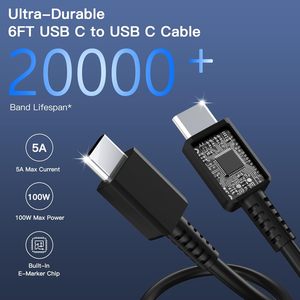 ที่ชาร์จเร็วสุดๆ45W USB C, PPS Type C บล็อกการ<span class=keywords><strong>ชาร์จ</strong></span>พร้อม<span class=keywords><strong>สาย</strong></span> USB-C 6FT สำหรับ Sam-Sung Gal-axy S25 + S23อัลตร้า/S24 - Product Image 3