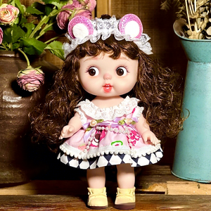 Bambola Grassezza 28cm con Espressioni Divertenti, Super Morbida in PP, Occhi 3D, 5 Articolazioni, per Ragazze dai 7 ai 14 Anni - Product Image 5