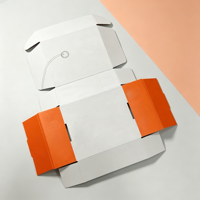 Boîte d'expédition en carton ondulé avec logo personnalisé, emballage haut de gamme, boîte cadeau en papier de luxe pour le commerce électronique Shopify