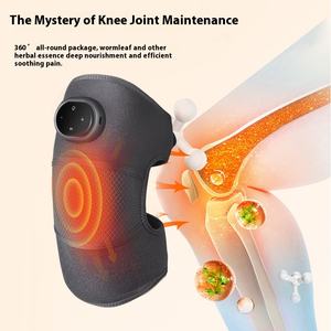 Pemijat lutut pemanas elektrik, instrumen pemanasan sendiri dengan terapi dingin hangat kompres panas artefak pereda nyeri untuk kaki Lama - Product Image 3